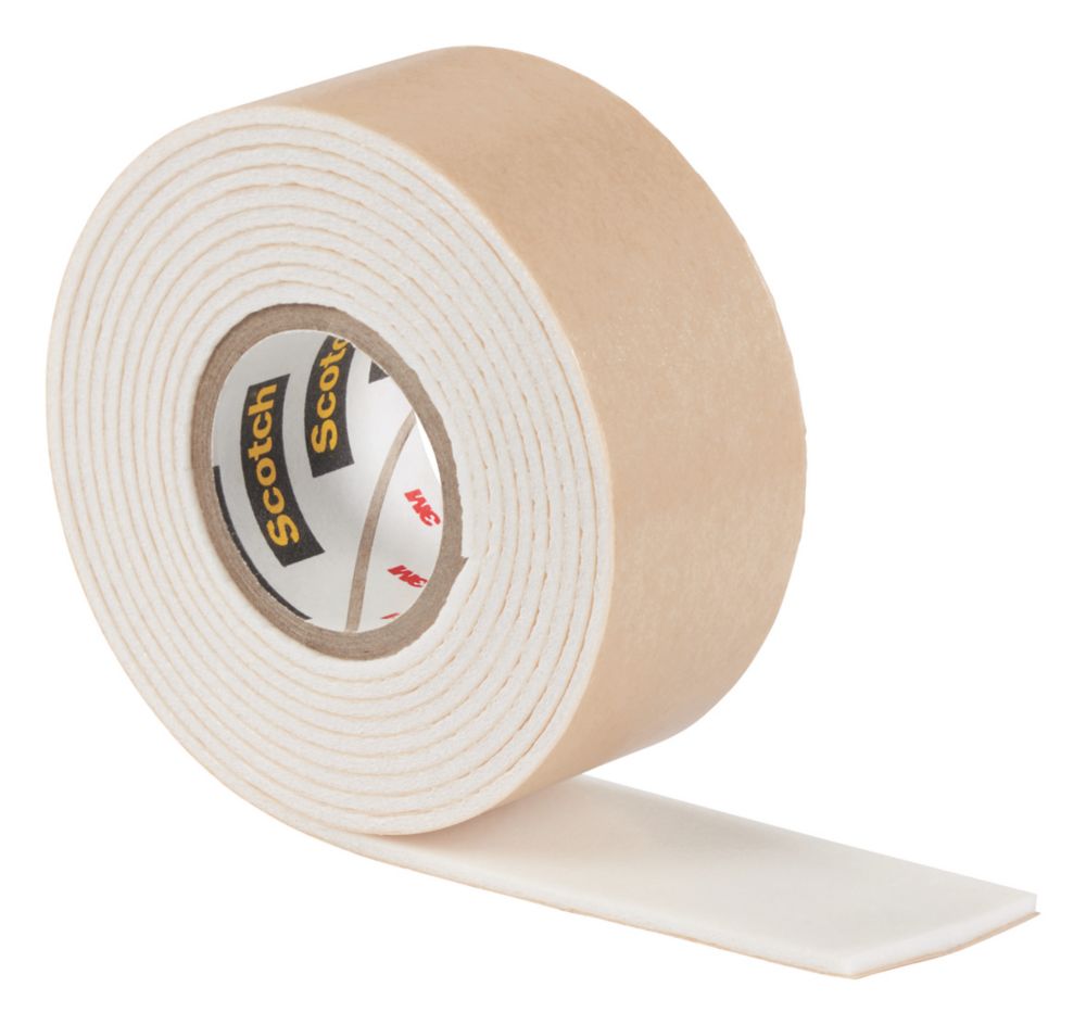 Image of Scotch Scotch-Fix 4496W-1950-P Mirror Mounting Tape White 5m x 19mm 