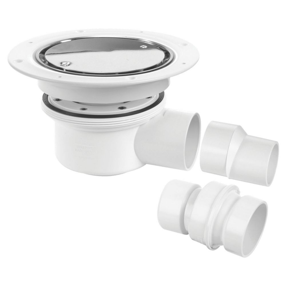 Image of McAlpine TSG52SS Trapped Shower Gully 50mm Water Seal 
