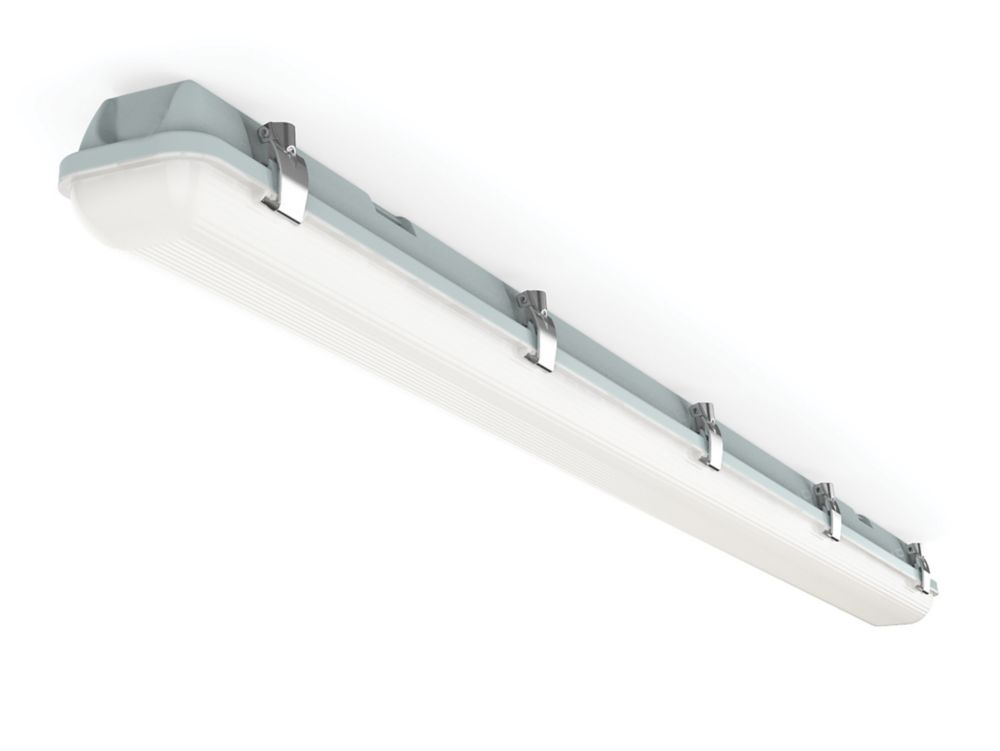 Image of 4lite Single 5ft LED Batten With Microwave Sensor 30W 3230lm 230V 