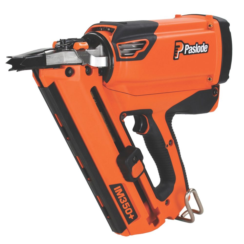 Image of Paslode IM350+ 90mm 7.4V 1 x 2.1Ah Lithium First Fix Cordless Gas Nail Gun 