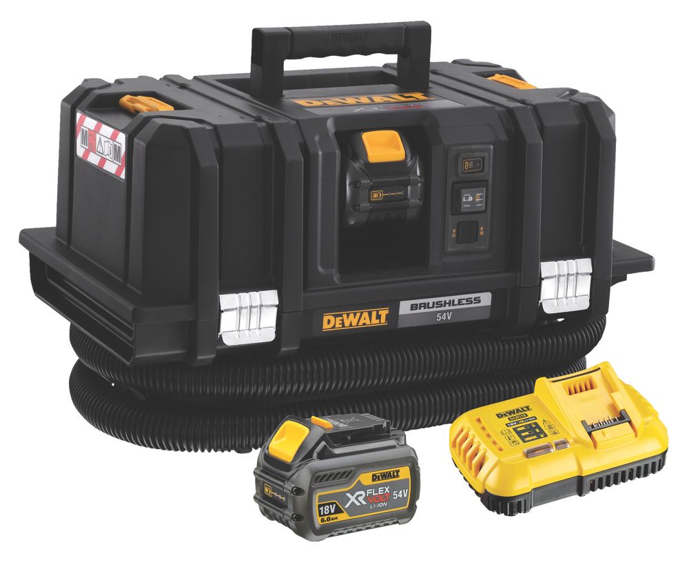 Image of DeWalt DCV586MT2-GB 24.7Ltr/sec 54V 2 x 6.0Ah Li-Ion XR FlexVolt Brushless Cordless M-Class Dust Extractor 