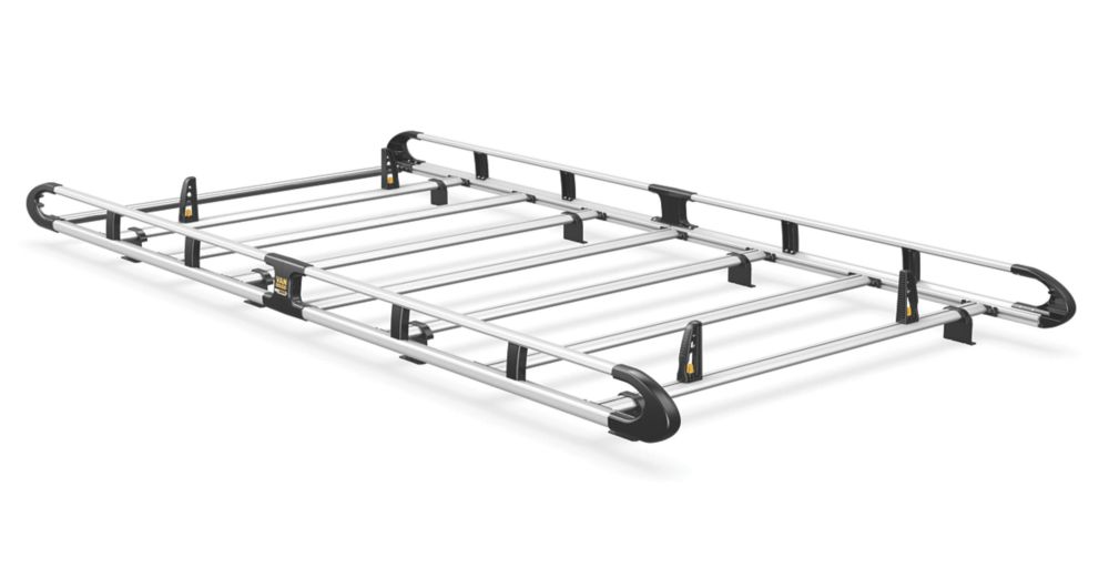 Image of Van Guard Renault Master 2010 on Roof Rack - 7-bar ULTIRack+ L2 H2 Twin Door 