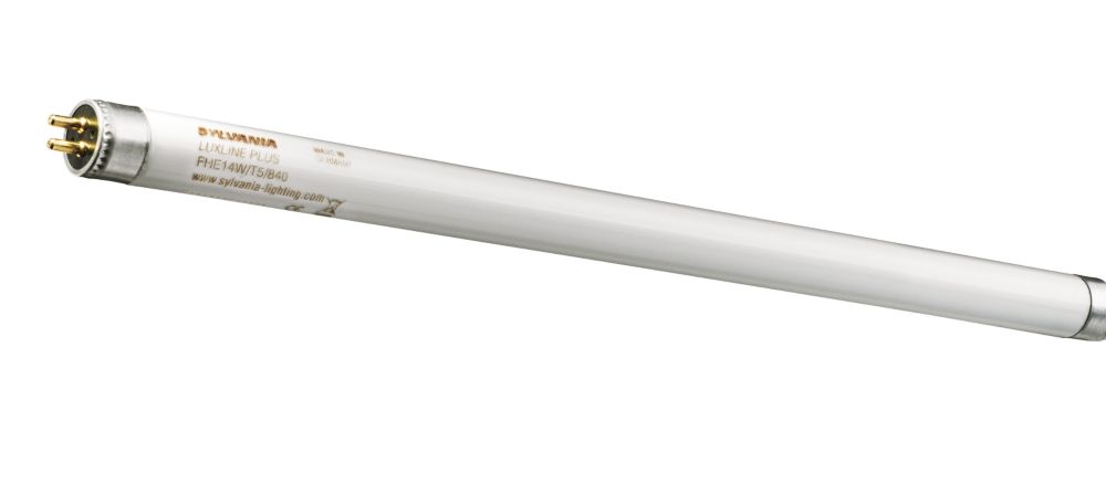 Image of Sylvania Luxline Plus G5 T5 Fluorescent Tube 1350lm 14W 549mm 