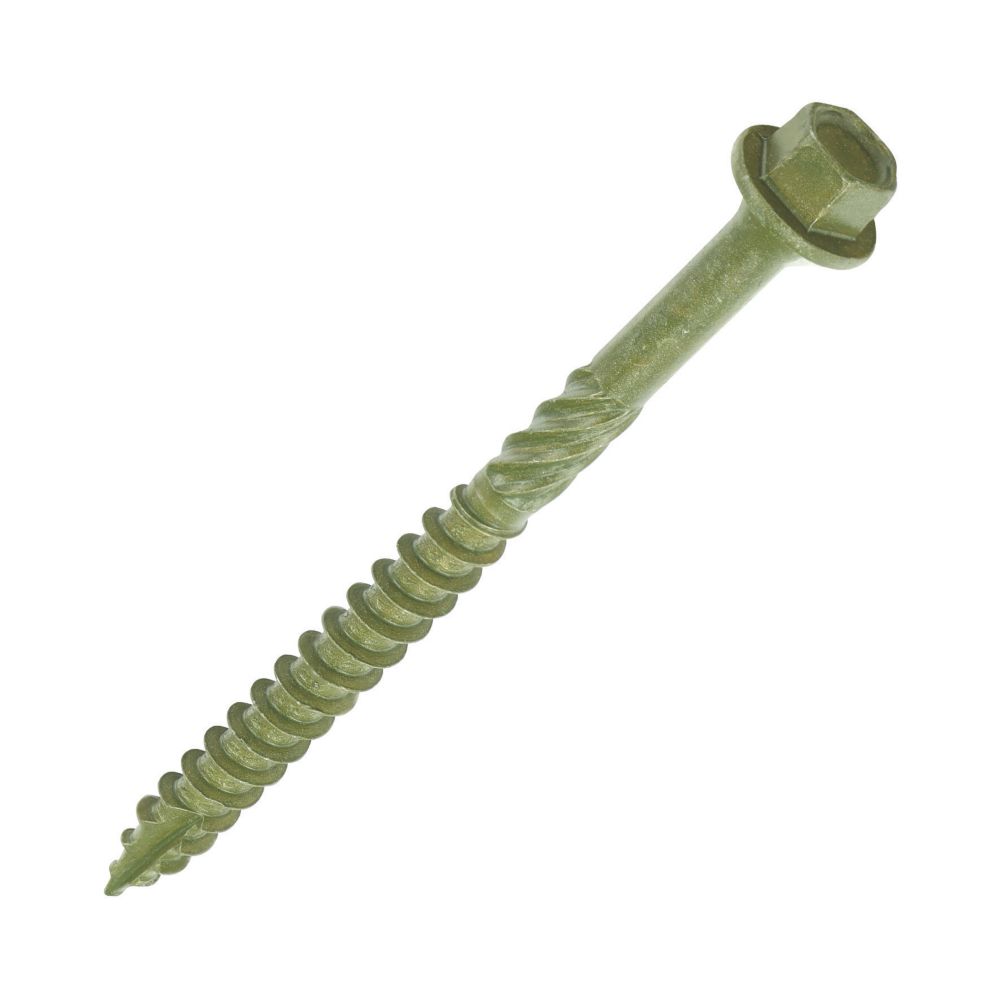 Image of Timco Hex Socket Timber Frame Construction & Landscaping Screws 6.7mm x 87mm 50 Pack 