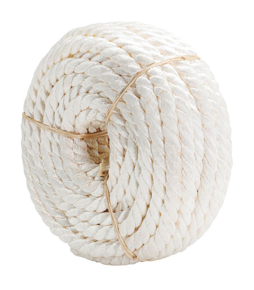 Image of Twisted Rope White 12mm x 20m 