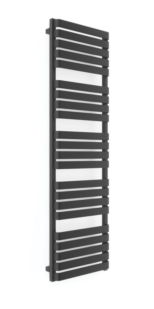 Image of Terma Warp T One Electric Towel Rail 1695mm x 500mm Black 2728BTU 