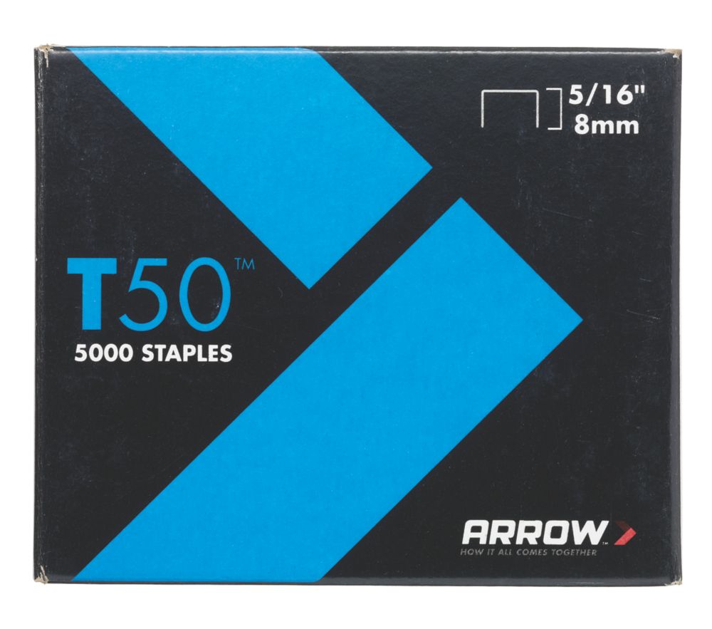 Image of Arrow Heavy Duty Staples Galvanised 6mm x 10mm 5000 Pack 