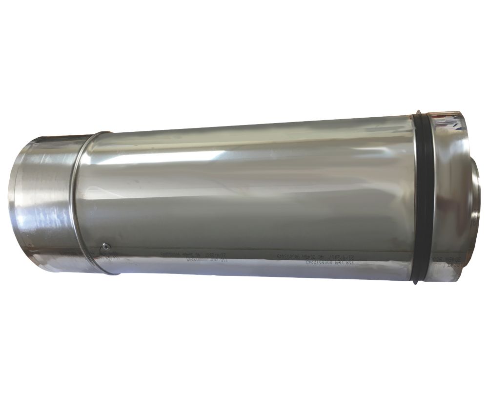 Image of Grant Yellow Balanced Horizontal Flue Extension 152mm x 450mm 