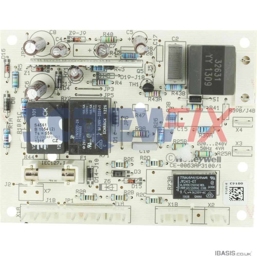 Image of Ideal Heating 154813 S4561B1054 Printed Circuit Board Ignition Control 