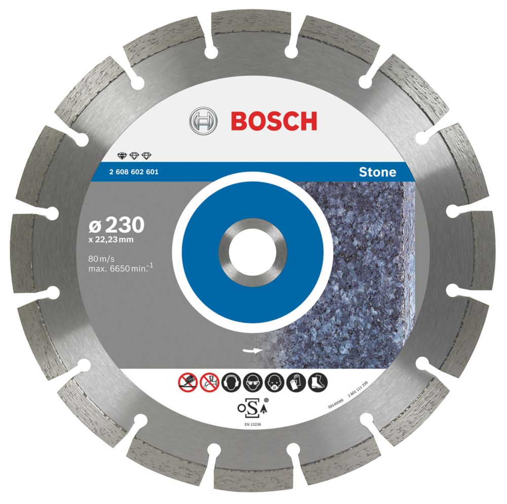 Image of Bosch Multi-Material Diamond Disc 230mm x 22.23mm 