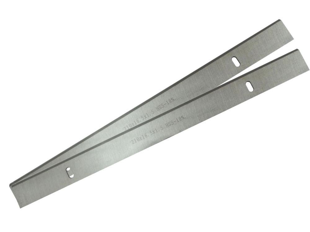 Image of Erbauer 190-01089 Planer Thicknesser Blades 210mm 2 Pack 