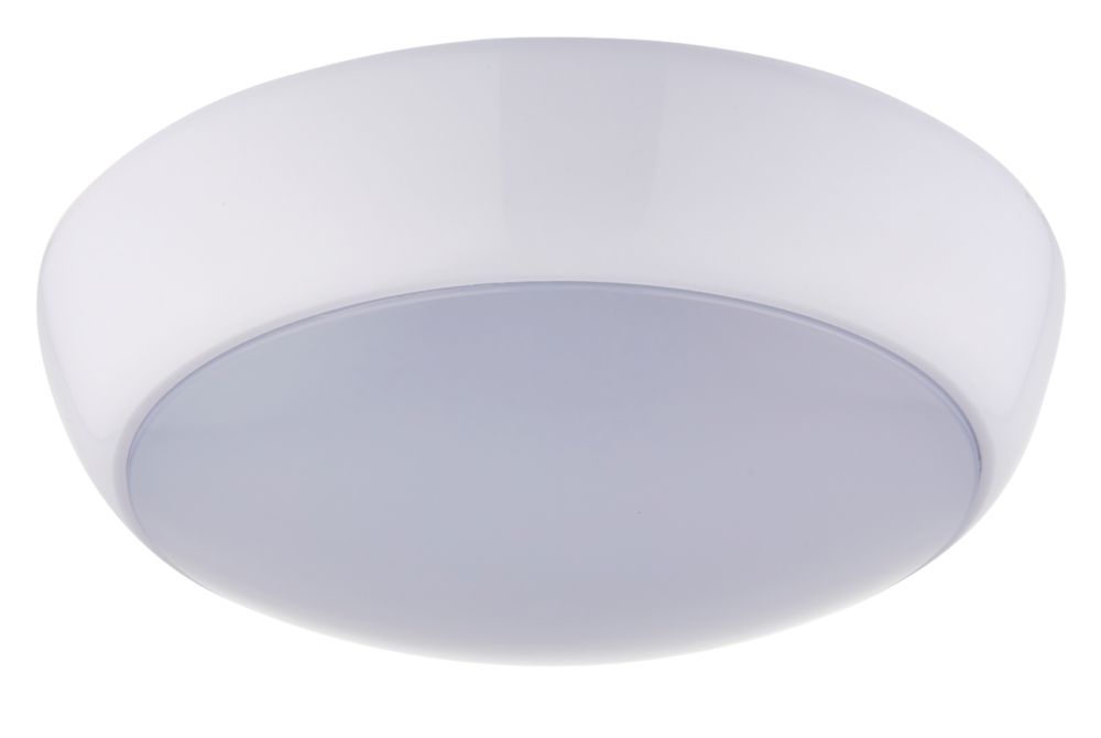 Image of LAP Amazon LED Bathroom Ceiling Light Gloss White 16W 1200lm 