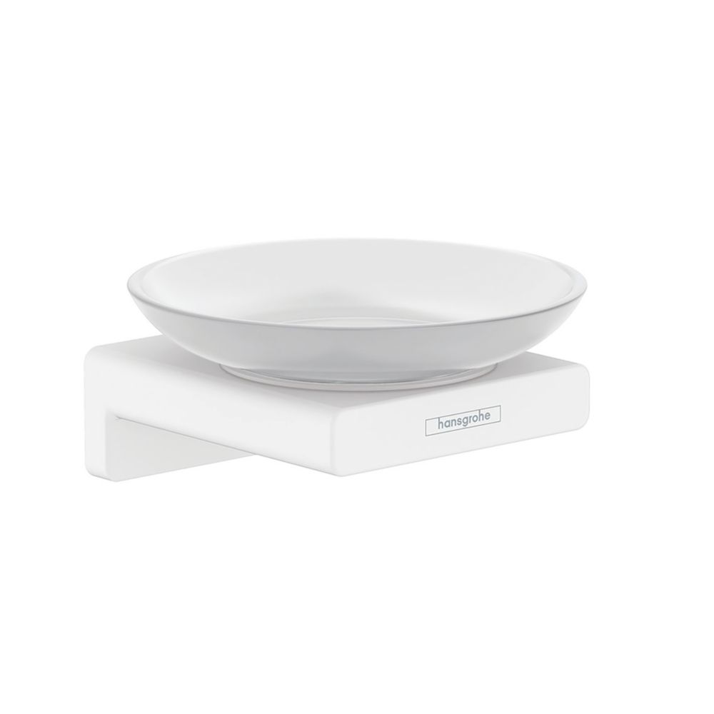 Image of Hansgrohe AddStoris Soap Dish Matt White 