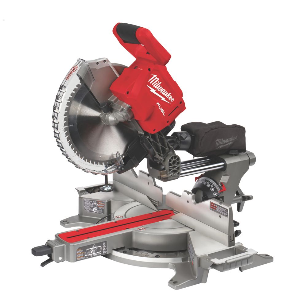 Image of Milwaukee M18FMS305 ONE-KEY FUEL 305mm 18V Li-Ion RedLithium High Output Brushless Cordless Double-Bevel Sliding Mitre Saw - Bare 