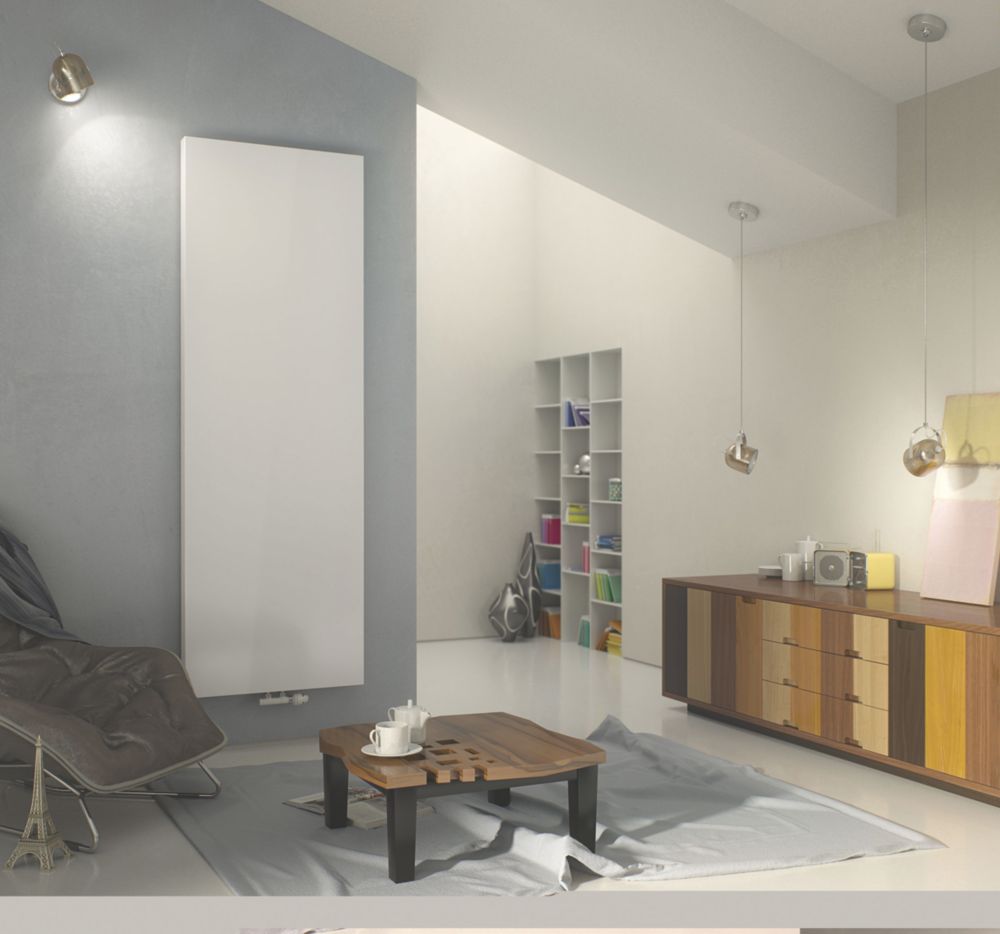 Image of Ximax Oceanus Plan Designer Radiator 1800mm x 450mm White 4767BTU 