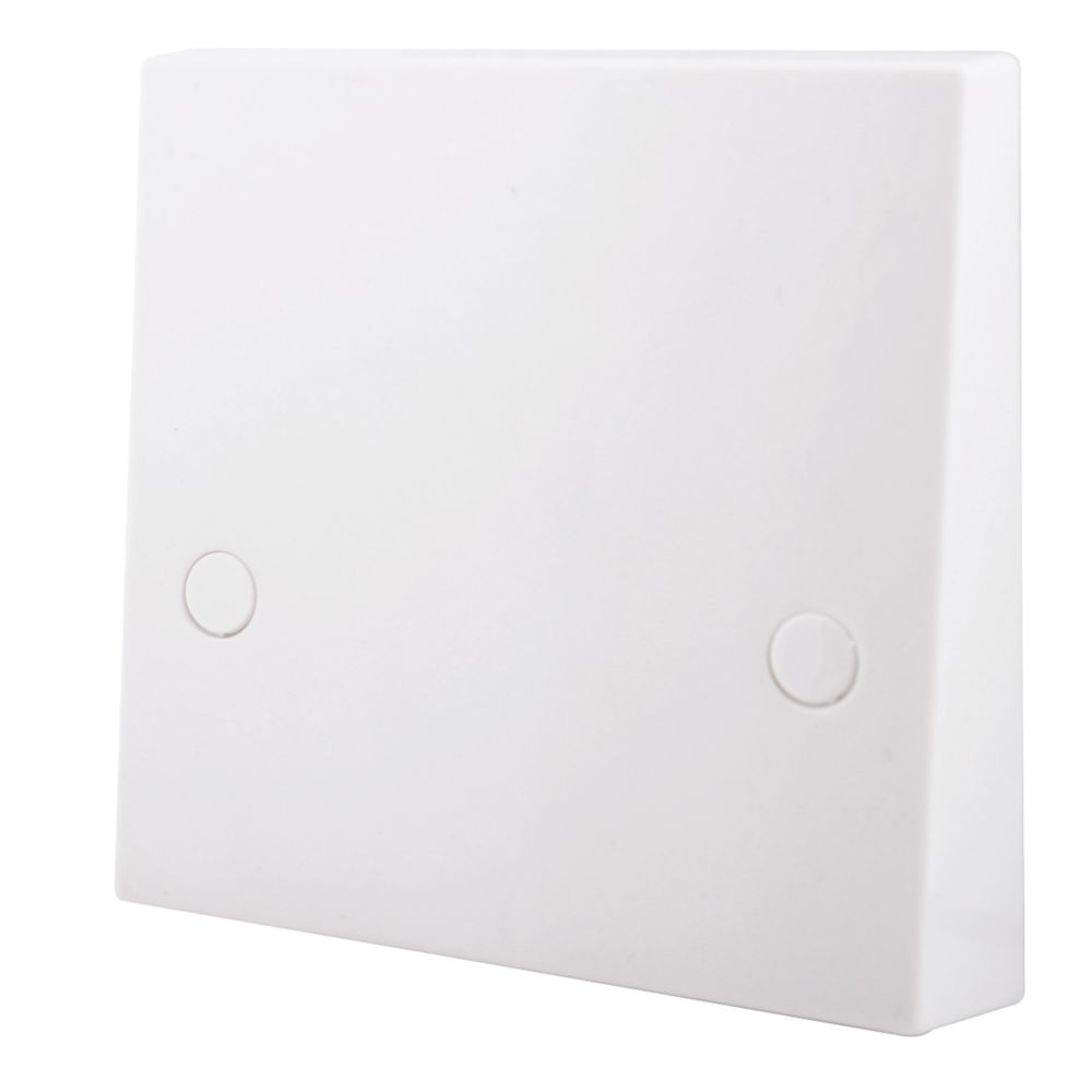Image of British General 900 Series 45A Unswitched Cooker Outlet Plate White 