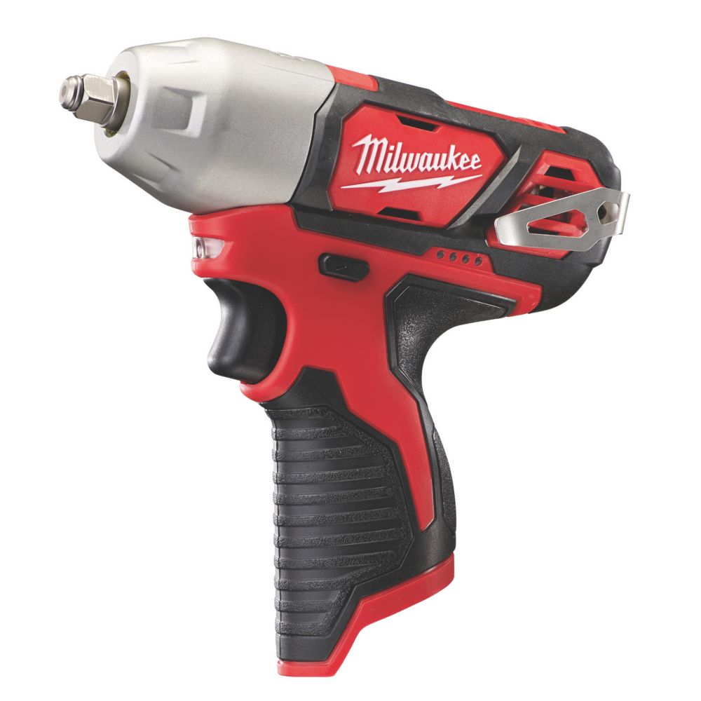 Image of Milwaukee M12 BIW38-0 12V Li-Ion RedLithium Cordless Sub Compact Impact Wrench - Bare 