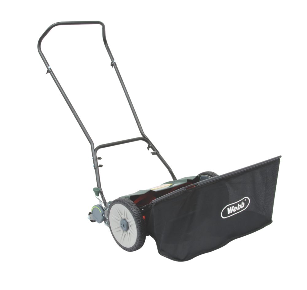 Image of Webb 46cm Contactless Hand-Push Lawn Mower 