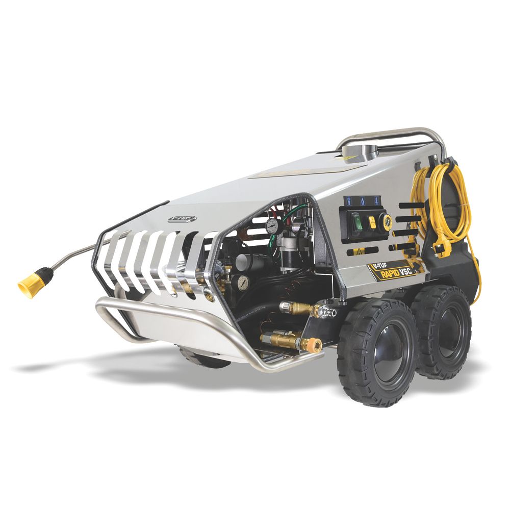 Image of V-Tuf RAPIDVSC240V 200bar Electric Hot Water Pressure Washer 2200W 240V 