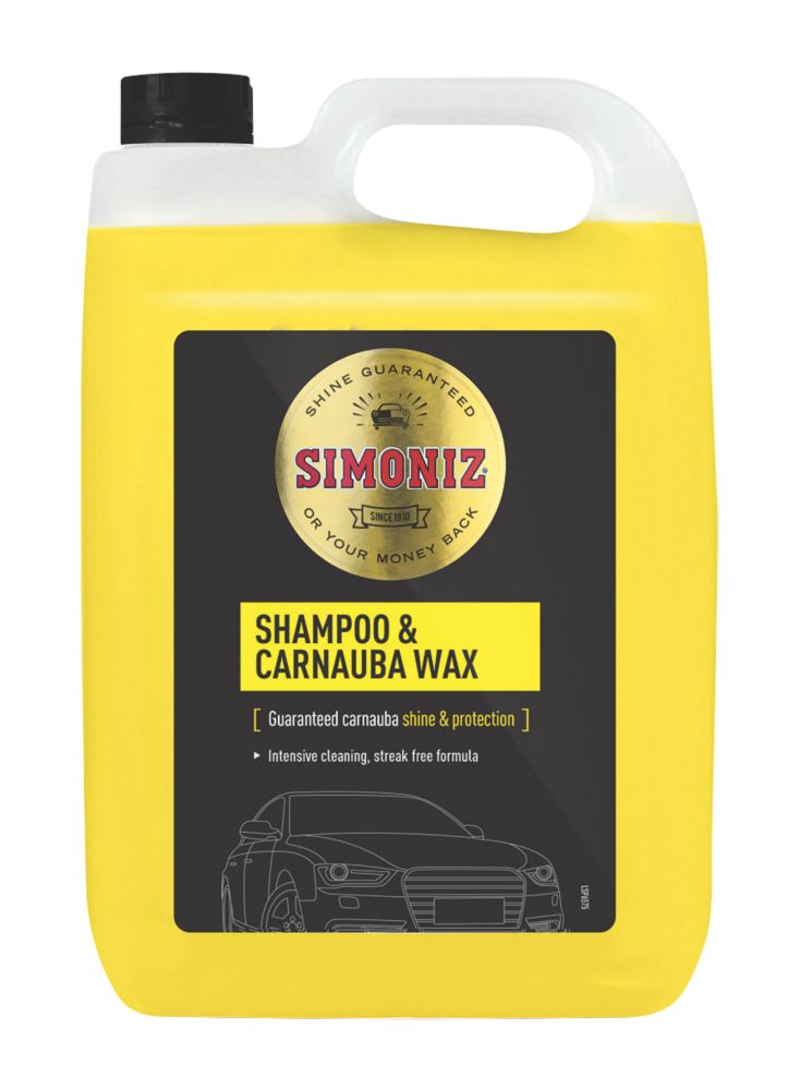 Image of Simoniz Car Shampoo and Wax 5Ltr 
