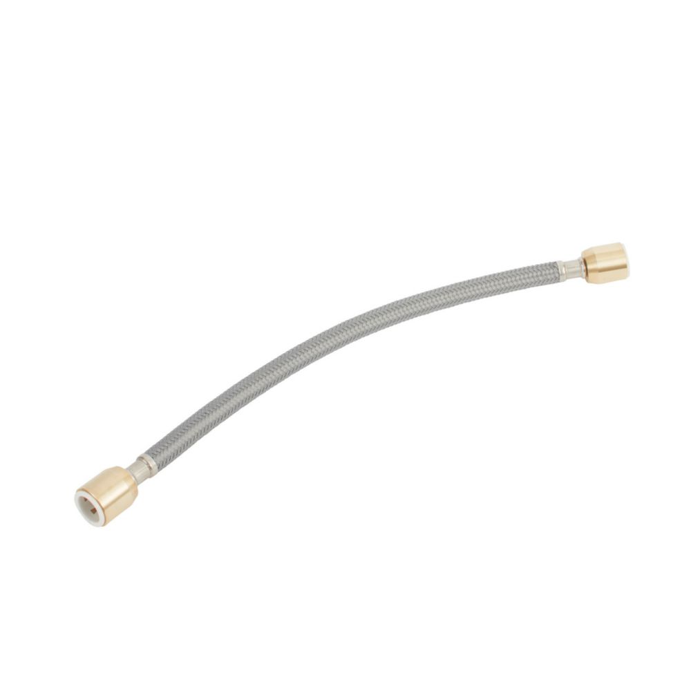 Image of Flomasta Push-Fit Straight Flexible Hose 22mm x 22mm x 500mm 