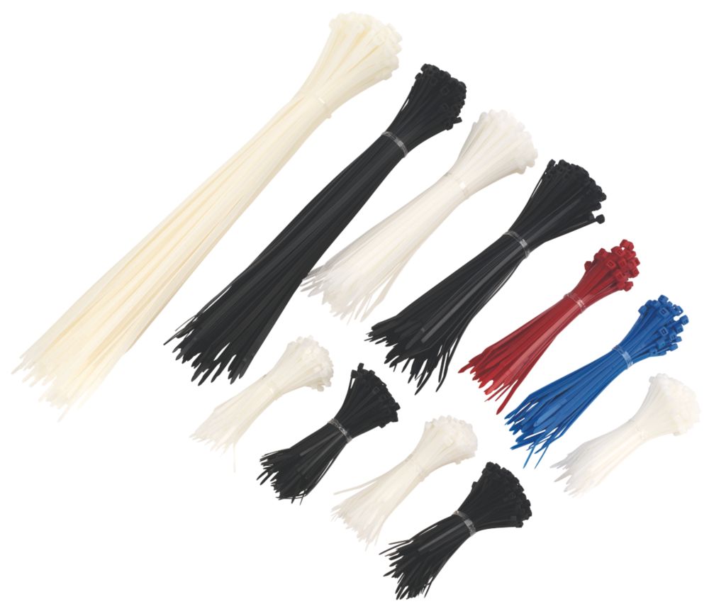 Image of Assorted Cable Ties 1000 Pack 