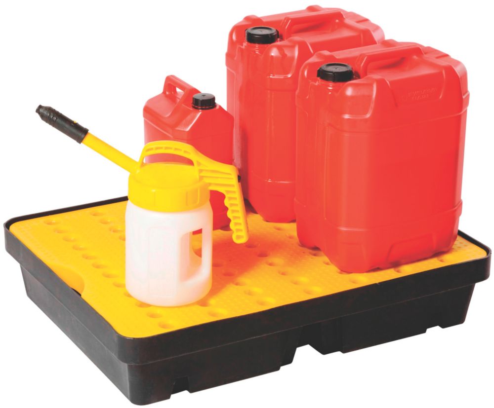 Image of Lubetech Prestige 40Ltr Prestige Spill Tray & Grate 800mm x 600mm x 155mm 