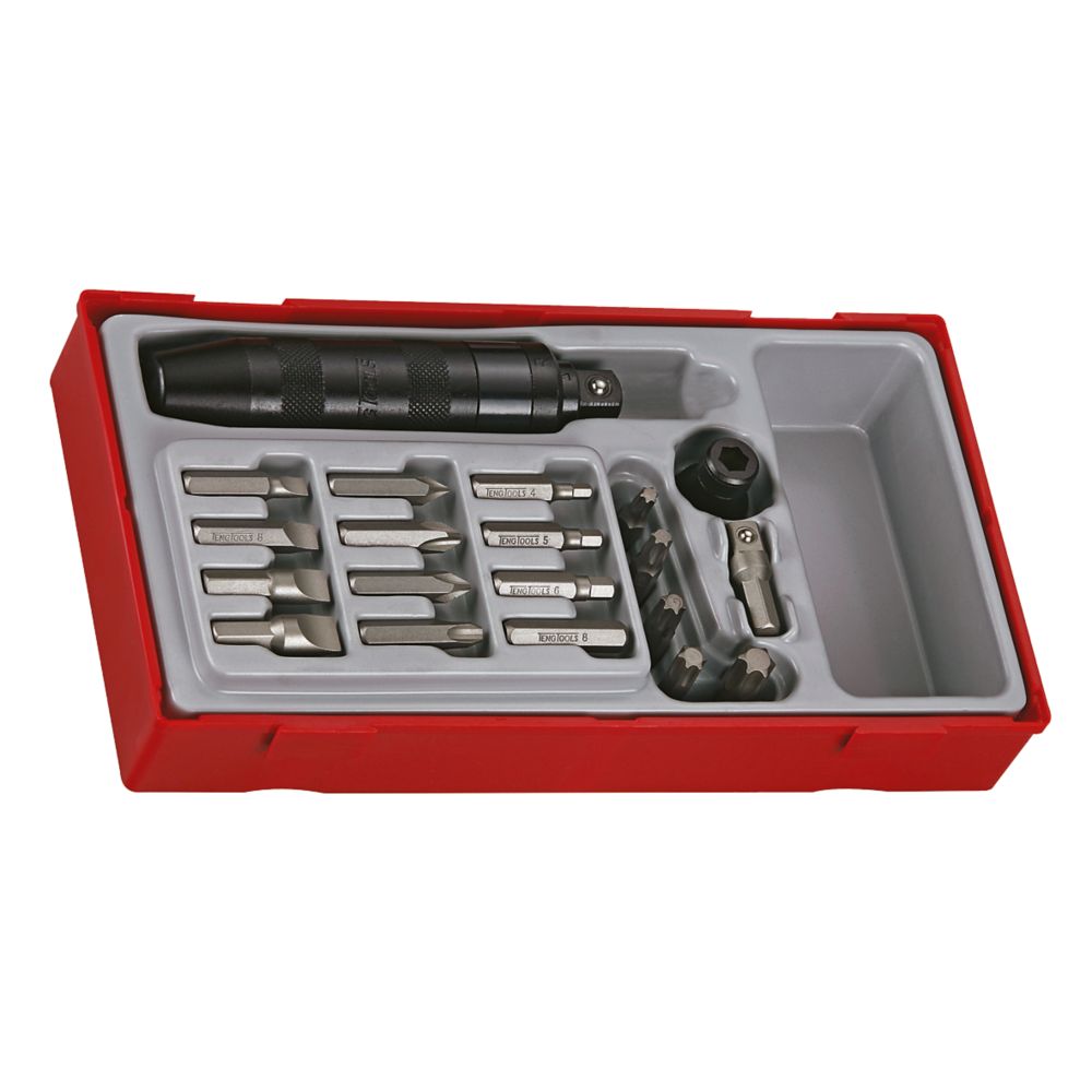 Image of Teng Tools TTID20 Interchangeable 1/2" Impact Driver Set 20 Pieces 