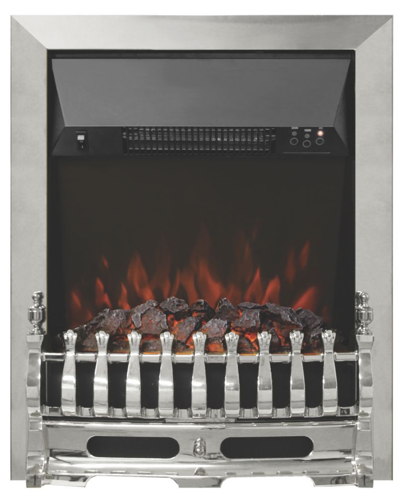 Image of Be Modern Matlock 48inch Electric Fireplace Oak Veneer 1210mm x 330mm x 1080mm 