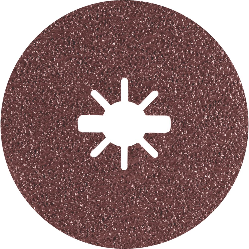 Image of Bosch Expert R781 Prisma X-Lock Fibre Discs 125mm x X-Lock 36 Grit 5 Pack 
