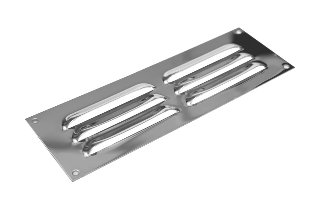 Image of Xpelair Gas Louvre Vent Stainless Steel 189mm x 50mm 