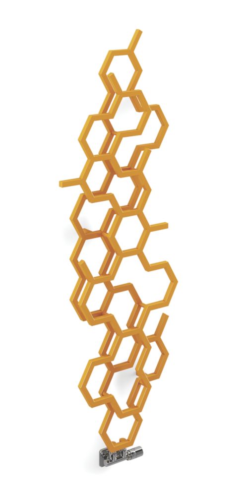 Image of Terma Hex Radiator 1700mm x 573mm Mustard 1707BTU 