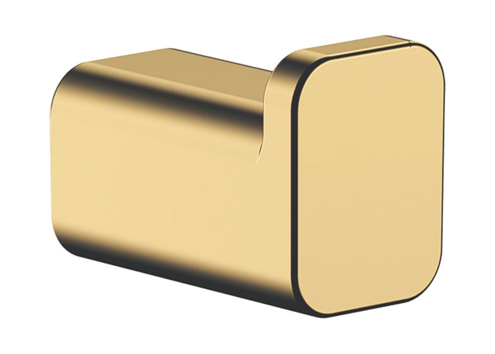 Image of Hansgrohe AddStoris Bathroom Hook Polished Gold Optic 