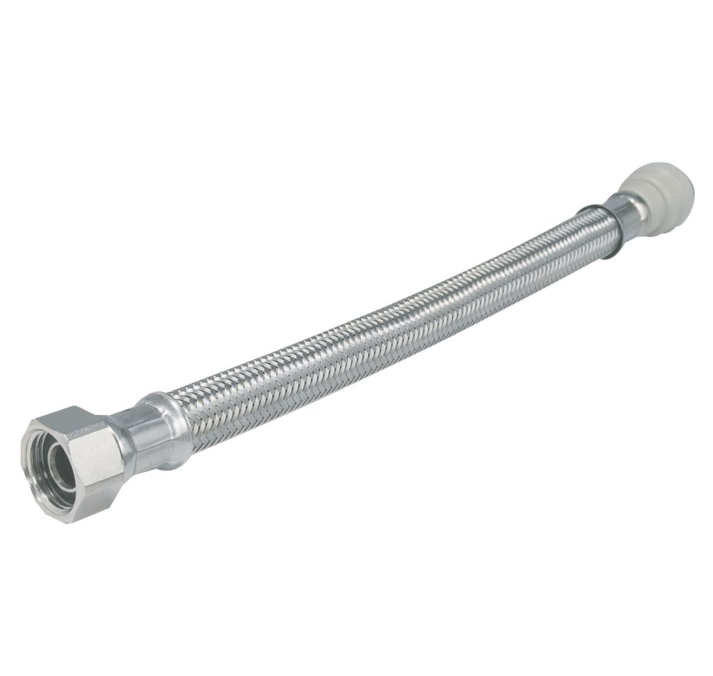 Image of JG Speedfit Push-Fit Flexible Tap Connector Hose 15mm x 1/2" x 1000mm 