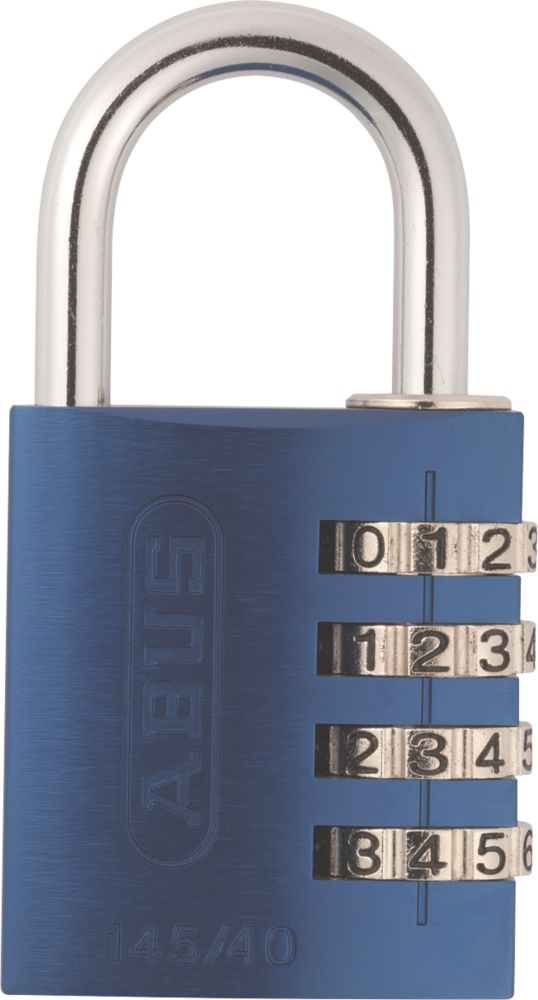 Image of Abus MyCode Aluminium Combination Padlock Blue 41mm 