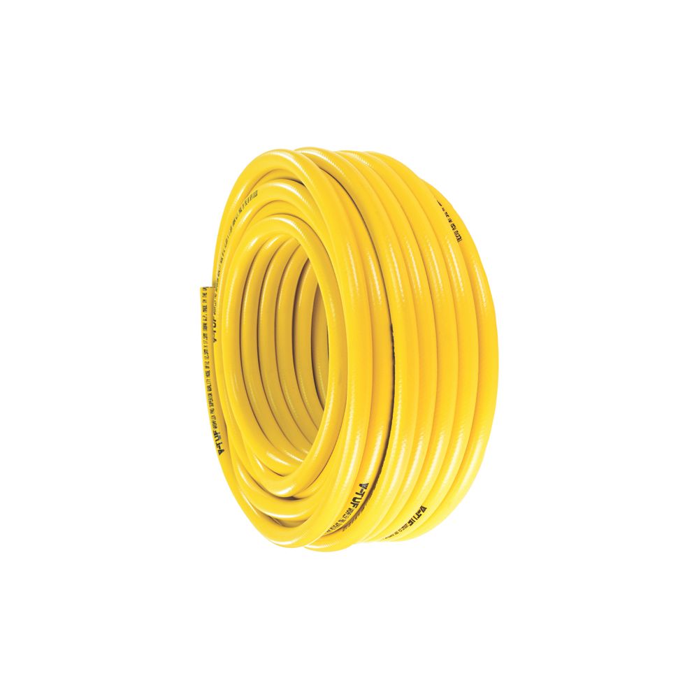 Image of V-Tuf Washflex Presure Washer Hose Yellow 1/2" x 25m 