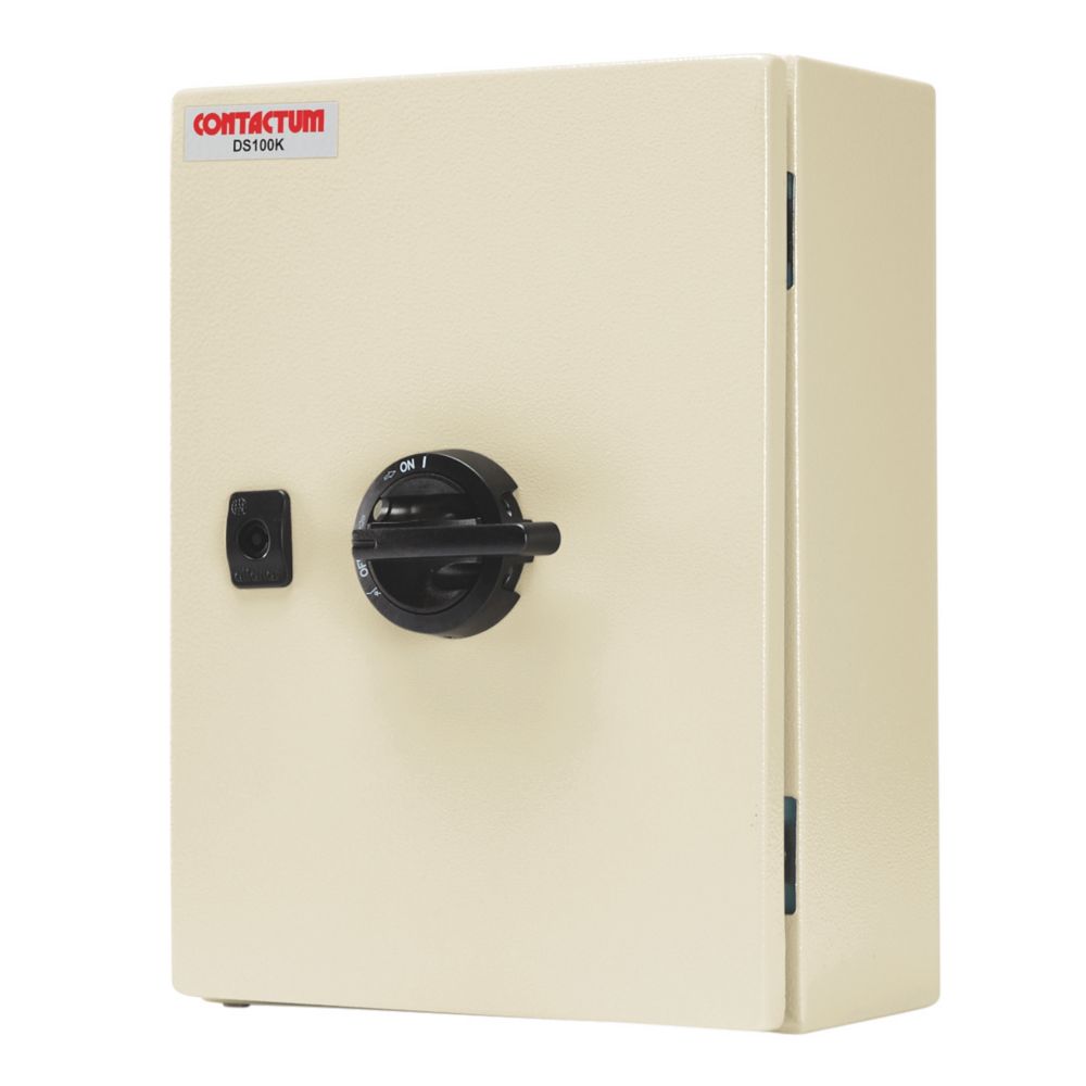 Image of Contactum DS100K 100A 3P+N+E Unfused 3-Phase Enclosed Disconnector 