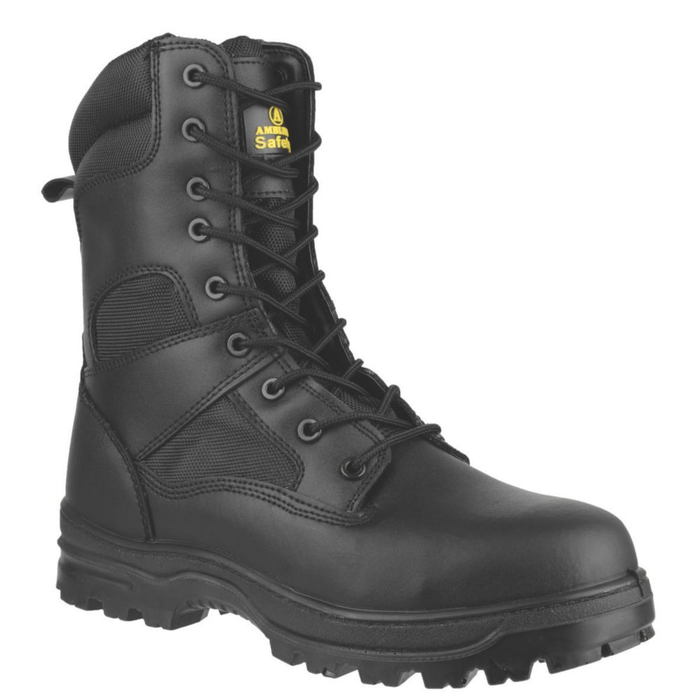 Image of Amblers FS009C Metal Free Safety Boots Black Size 7 