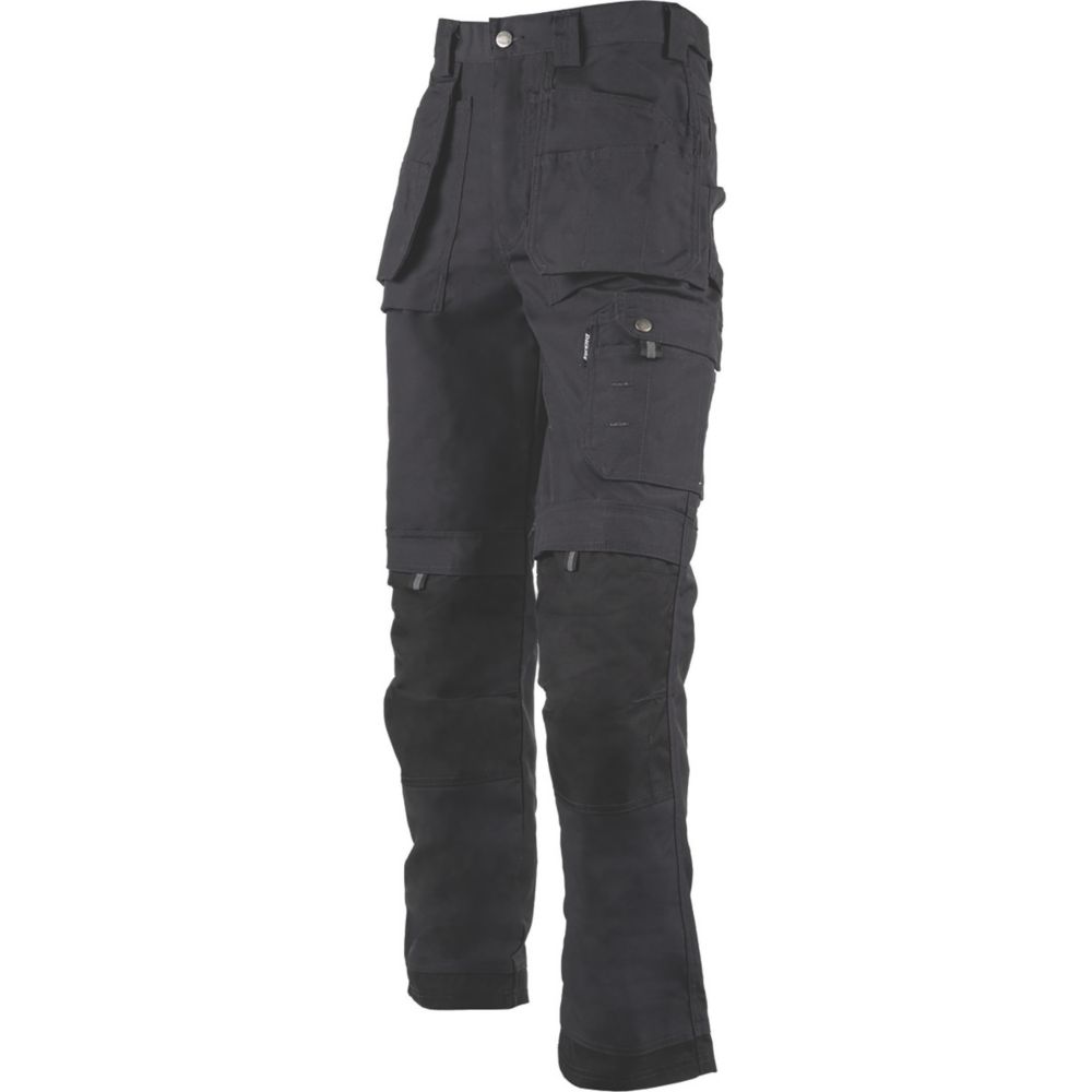 Image of Dickies Eisenhower Multi-Pocket Trousers Black 38" W 30" L 