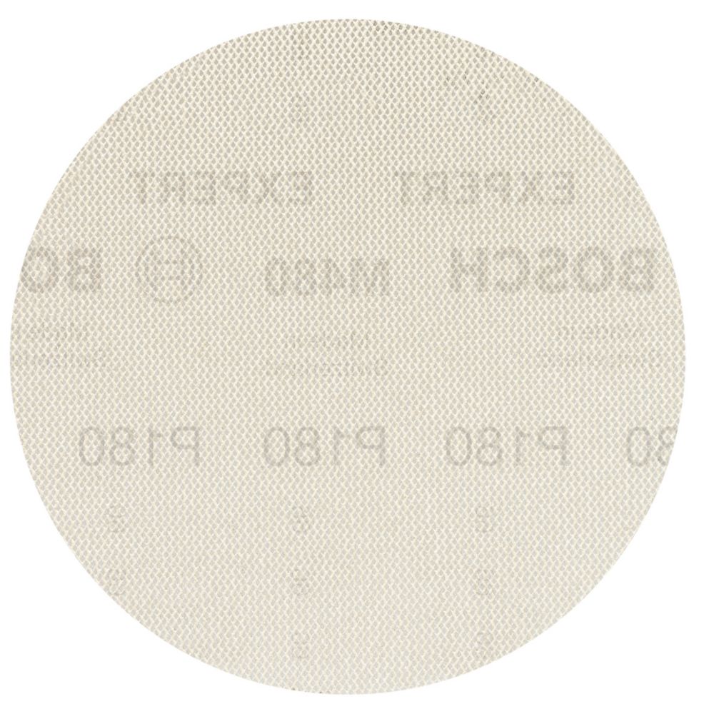 Image of Bosch Expert M480 Sanding Discs Mesh 125mm 180 Grit 5 Pack 