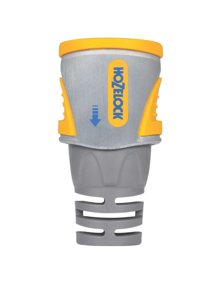 Image of Hozelock 12.5 & 15mm Single-End Female Metal Hose End Connector 