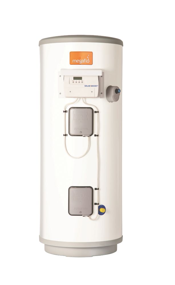 Image of Heatrae Sadia Megaflo Eco Solar PV Ready Direct Unvented Unvented Hot Water Cylinder 210Ltr 2 x 3kW 