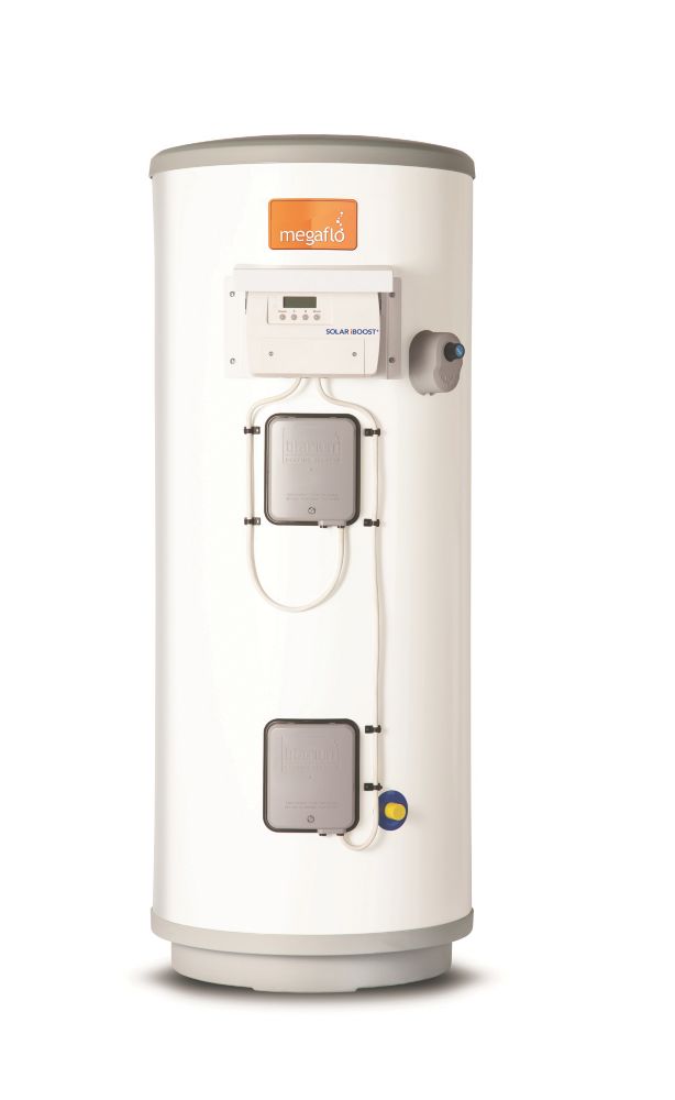 Image of Heatrae Sadia Megaflo Eco Solar PV Ready Direct Unvented Unvented Hot Water Cylinder 210Ltr 2 x 3kW 