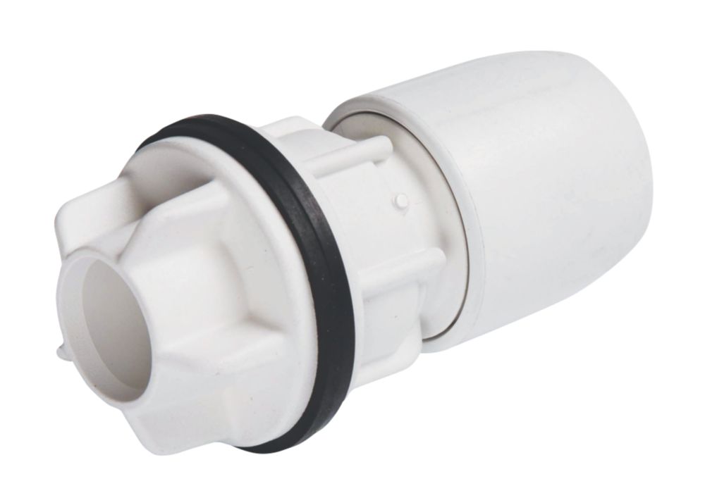 Image of Hep2O Plastic Push-Fit Tank Connector 15mm 