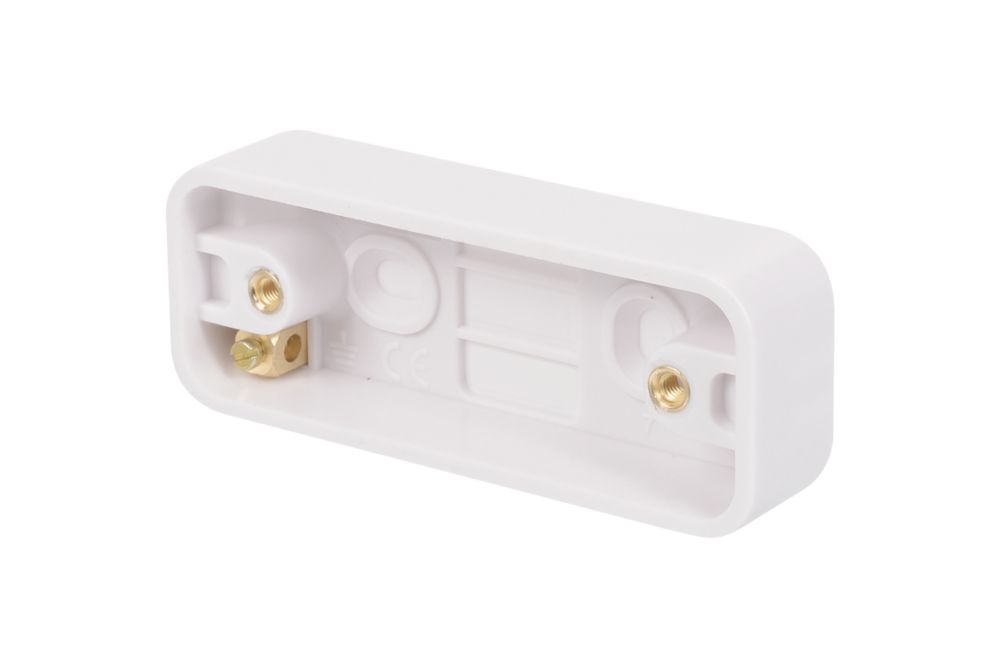 Image of Schneider Electric Lisse 1-Gang Architrave Moulded Architrave Box 14mm 