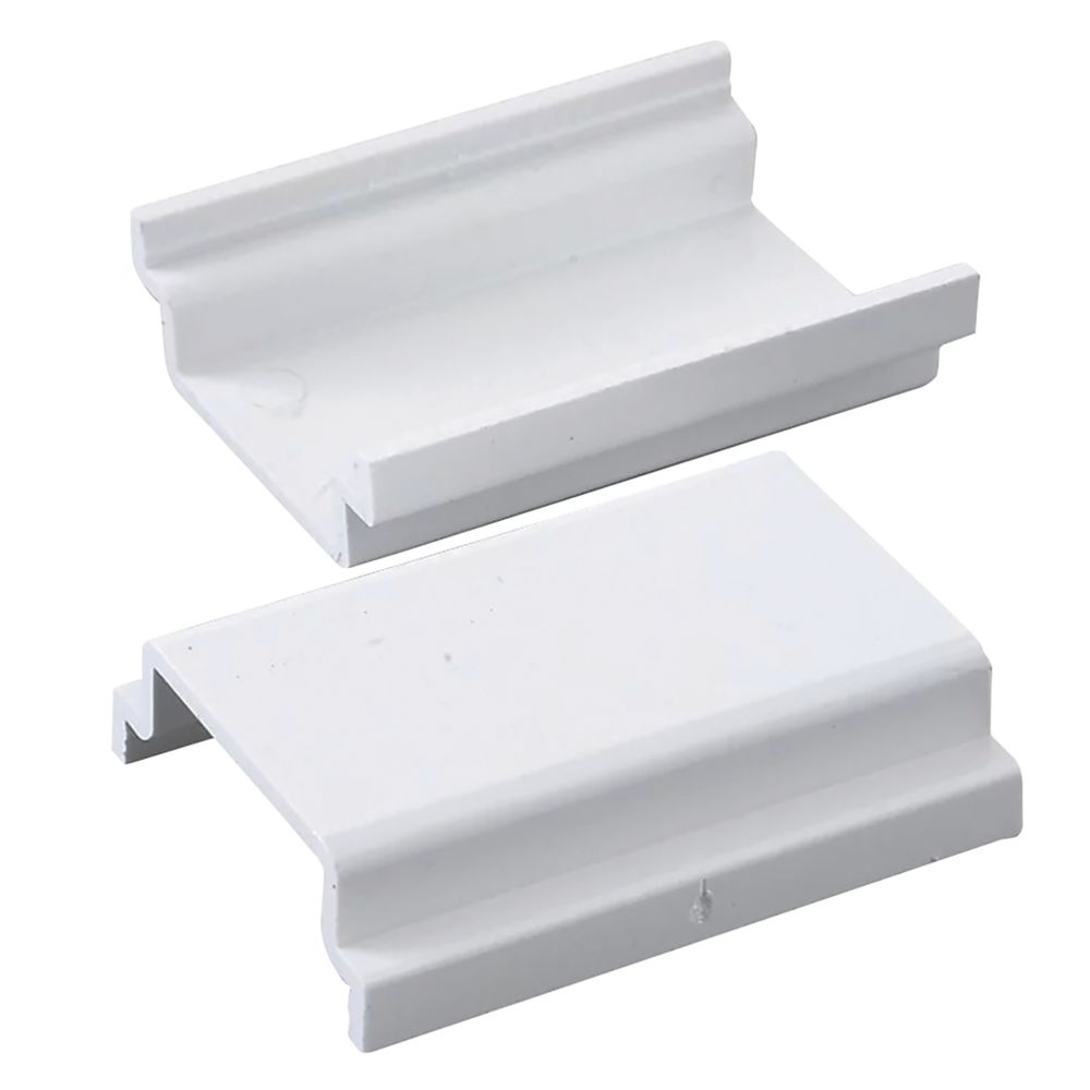 Image of Deta TTE Trunking Couplers 38mm x 16mm 2 Pack 