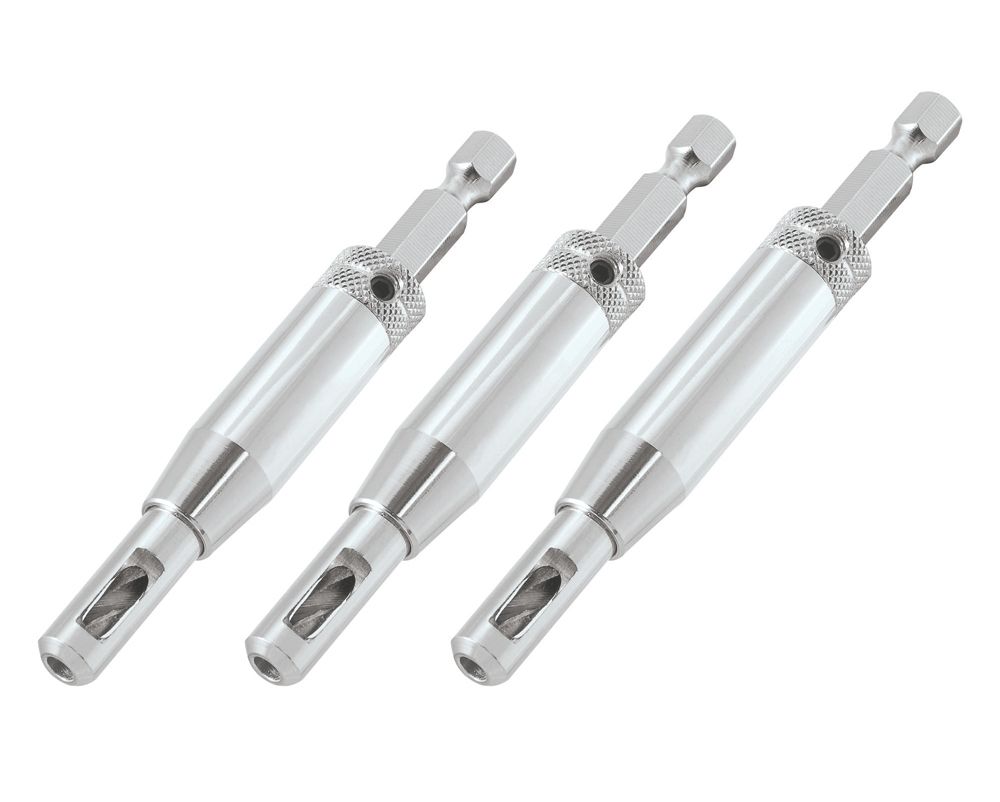 Image of Trend CraftPro CR/QR/DBG/SET Quick-Release Drill Bit Guide Set 3 Pieces 