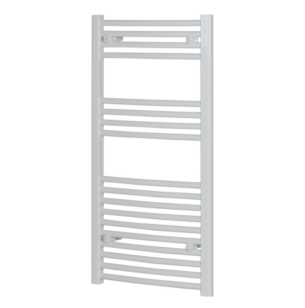 Image of Flomasta Curved Towel Radiator 1000mm x 600mm White 1805BTU 