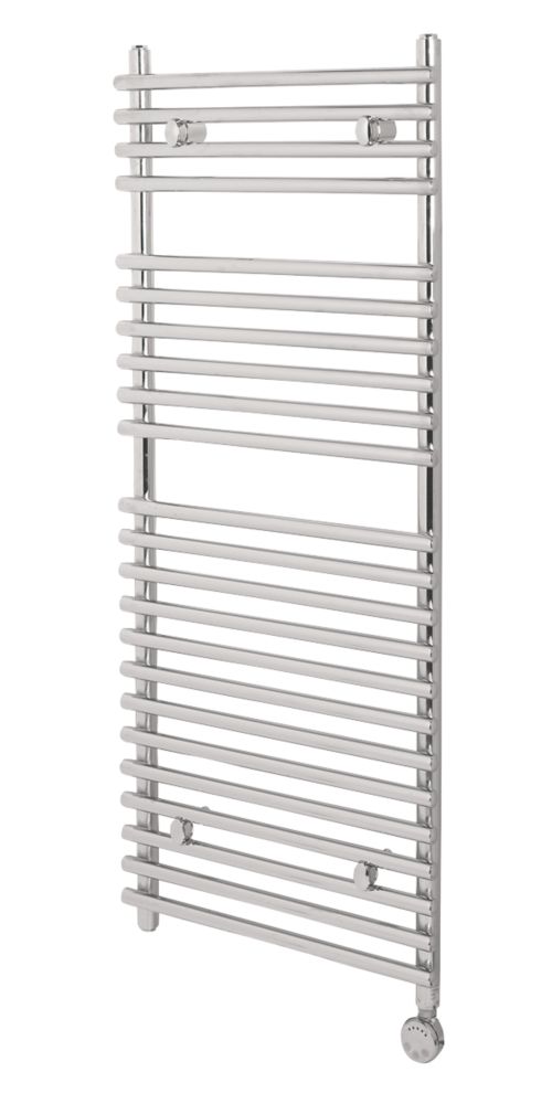 Image of Towelrads Iridio Thermostatic Electric Towel Radiator 1200mm x 500mm Chrome 2047BTU 