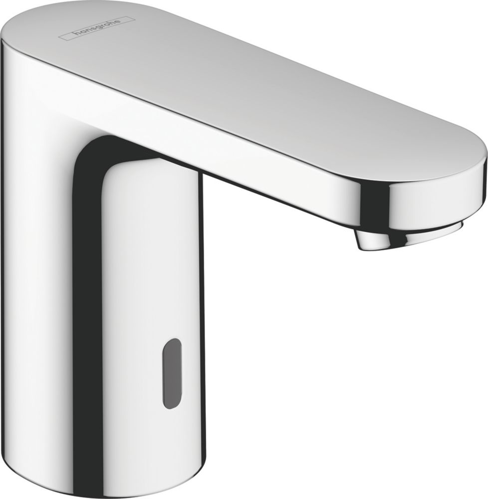 Image of Hansgrohe Vernis Blend Mains-Powered Touch-Free Electronic Basin Tap Chrome 230V 